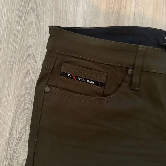 Fried deniem Olive Green Jeans - Picture 4 of 5